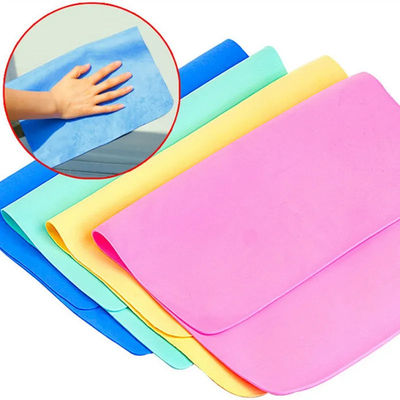 Rectangular Pva Buffing Microfiber Cloth Chemical Resistant Machine Washable Personalized