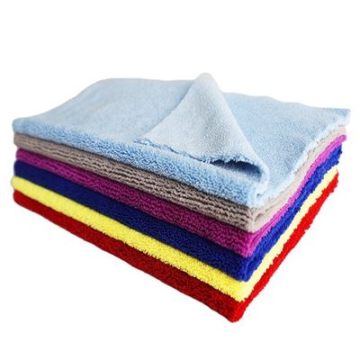 500gsm Yellow Car Detailing Cloths Towel For Windshield Cleaning