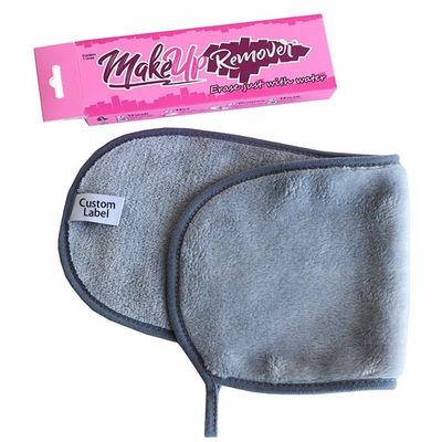 Super Soft Microfiber Makeup Cloth , Makeup Eraser Towel 18cm X 40cm
